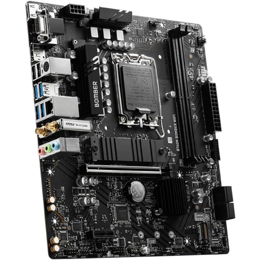 MSI Motherboard B760M BOMBER WIFI DDR5 MSI Motherboard B760M BOMBER WIFI DDR5